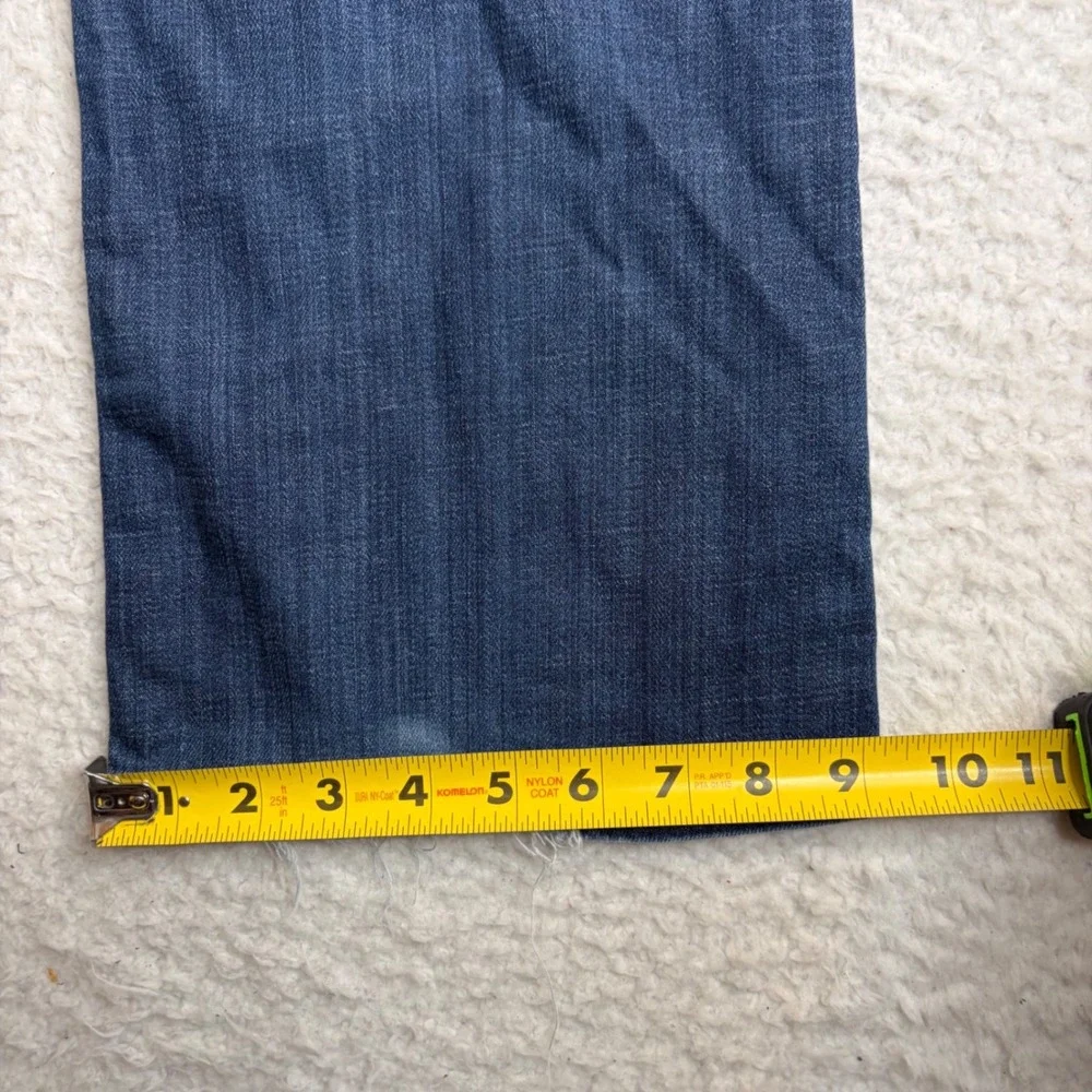 7 For All Mankind Brett Bootcut Jeans Mens 33 (34x29) Blue flare wide leg